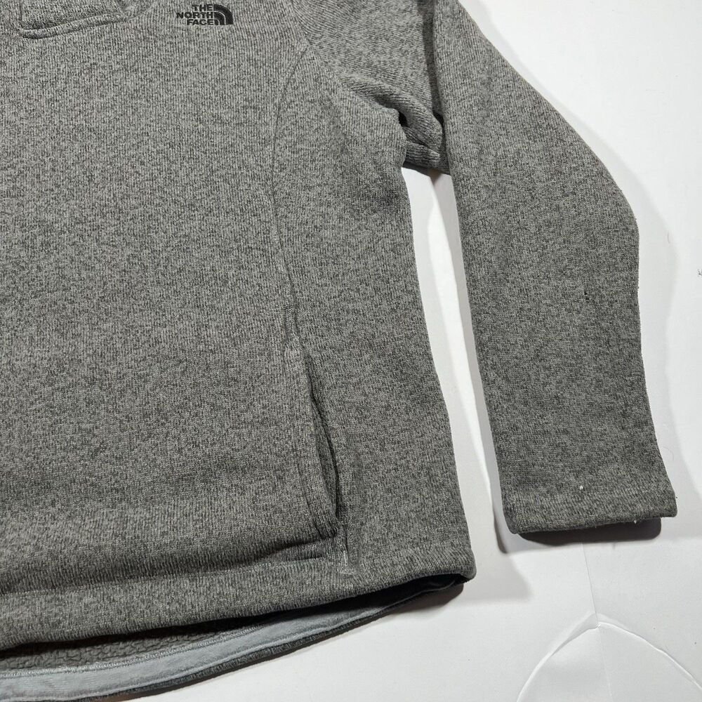 The North Face Crescent Hooded Pullover Gray Sweater Sweatshirt Women's Large - Picture 3 of 10